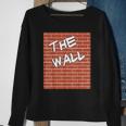 The Wall Funny Halloween Brick Wall Sweatshirt Gifts for Old Women