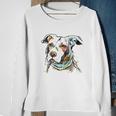 The Mountain Pet Pitbull Cotton Paper Pitbull Sweatshirt Gifts for Old Women