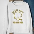 The Steel City Vintage Pittsburgh Football Sweatshirt Gifts for Old Women