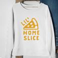 Toddler Lil Home Slice Funny Pizza Pie Younger Sibling Family Sweatshirt Gifts for Old Women