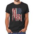 Adult Patriots American Distressed Flag Men T-Shirt