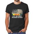 America Flag Us Air Force Vietnam Veteran Usaf Vet Graphic Design Printed Casual Daily Basic Men T-Shirt