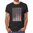 Baseballs And Bats American Flag Youth Men T-Shirt