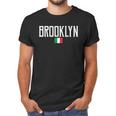 Brooklyn Italian Flag Vintage White Men T-Shirt