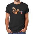 Cute Squirrel Usa Flag World War Champs July 4Th Men T-Shirt