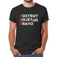 Foxtrot Juliet Bravo American Flag Black And White Fjb Fuck Joe Biden Men T-Shirt