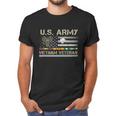 Funny Us Army Vietnam Veteran Usa Flag A Great Gift For Veteran Vietnam Army Men T-Shirt