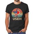 Funny Useh America Canada Flag American Canadian Men T-Shirt