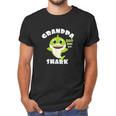 Grandpa Shark Gift Cute Shark Baby Matching Family Men T-Shirt