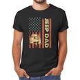 Jeep Dad Patriotic American Flag Fathers Day 4Th Of July Men T-Shirt