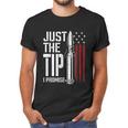 Just The Tip I Promise Bullet American Flag Gun Lover Gifts Graphic Design Printed Casual Daily Basic Men T-Shirt