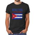 Patria Y Vida Vintage Flag For Cuba Lover Men T-Shirt