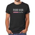 Pura Vida Costa Rica With Costa Rica Flag Men T-Shirt