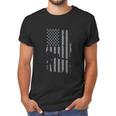 Retro American Flag Billiard Gift For Pool Shooting Player Men T-Shirt