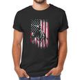 Rodeo Bull Rider Patriotic American Flag Cowboys Men T-Shirt