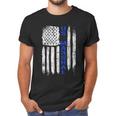 Thin Blue Line Flag American Us Marshal Men T-Shirt