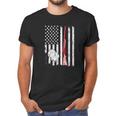 Turkey Hunting American Flag Rifle Weathered Men T-Shirt