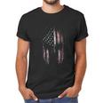 Usa Flag American Spartan Patriotic Men T-Shirt