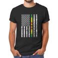 Vietnam Veteran Us Flag Vietnam Service Ribbon Graphic Design Printed Casual Daily Basic Men T-Shirt