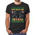 I Walked The Walk Vietnam Veteran American Flag Veterans Day Men T-Shirt