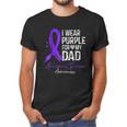 I Wear Purple For My Dad Alzheimer Disease Awareness Men T-Shirt