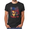 Winnie The Pooh Happy 4Th July American Flag Men T-Shirt