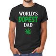 Worlds Dopest Dad Weed Marijuana Cannabis Funny Leaf T-Shirt Men T-Shirt