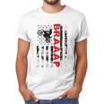 Braaap Vintage Usa American Flag Men T-Shirt