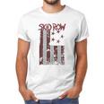 Skid Row Distressed Print Flag Men T-Shirt