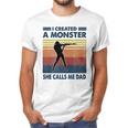 Vintage I Created A Monster Shooting She Calls Me Dad 2020 Men T-Shirt