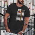 2Nd Armored Division American Flag Tshirt Men T-Shirt