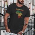 African Continent Afro American Reggae Flag Men T-Shirt