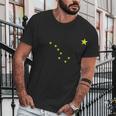 Alaska T-Shirt State Flag Astrology Big Dipper Polaris Tee Men T-Shirt