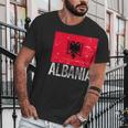 Albania Flag Albanians Soccer Football Team Men T-Shirt