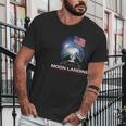 American Flag Snoopy Moon Landing 50 Year Anniversary Shirt Men T-Shirt