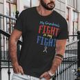 Autism Awareness Autistic Grandsons Fight Grandparent Men T-Shirt