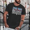 The Beatles British Flag Men T-Shirt