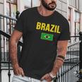 Brasil Brazilian Flag Brazil Men T-Shirt