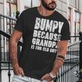 Bumpy Because Grandpa Is For Old Guys Funny Gift Men T-Shirt