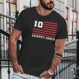 Chipper Jones Flag Stripes Men T-Shirt