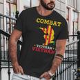 Combat Veteran Vietnam Us Army Veteran Day Army Graphic Design Printed Casual Daily Basic Men T-Shirt