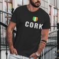 Cork Ireland Irish City Souvenir Eire FlagMen T-Shirt