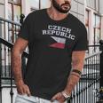 Czech Republic Flag Men T-Shirt