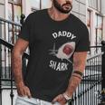 Daddy Shark In Danger Dad Birthday Gifts Men T-Shirt