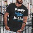 Daddy Shark Doo Doo Long Sleeve Family Shark Men T-Shirt