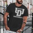 Mens Daddy University New Dad Fathers Day Best Father Ever Men T-Shirt