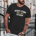 Desert Storm Veteran Pride Persian Gulf War Service Ribbon Graphic Design Printed Casual Daily Basic Men T-Shirt