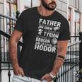 Father You Are As Brave As Jon Snow As Smart As Tyrion Men T-Shirt