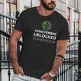 First Fathers Day Achievement Unlocked Fatherhood Men T-Shirt