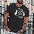 Funny Fathers Day 2018 This Papa Got Swag Men T-Shirt